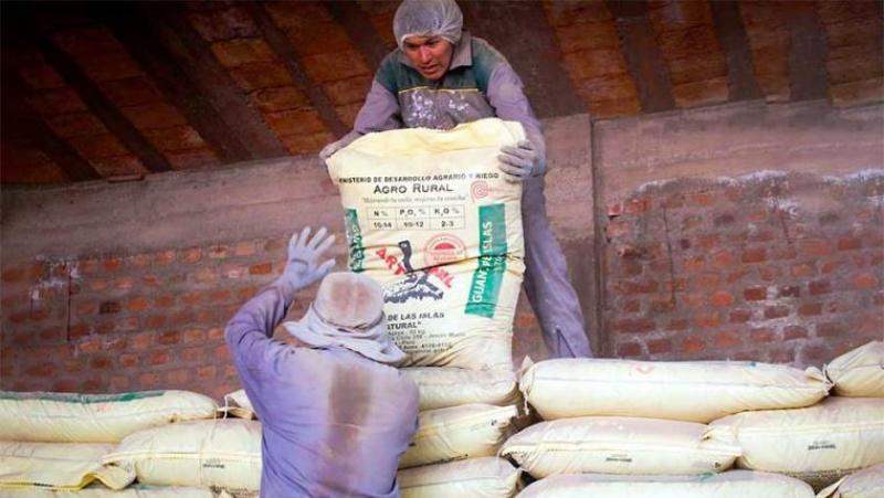 Puno: Entregan 25 toneladas de guano de las islas a productores de quinua y cañihua en Cabana