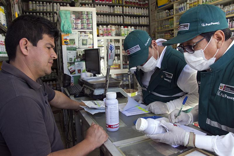 Realizan monitoreo de calidad a plaguicidas de uso agrícola en Huánuco