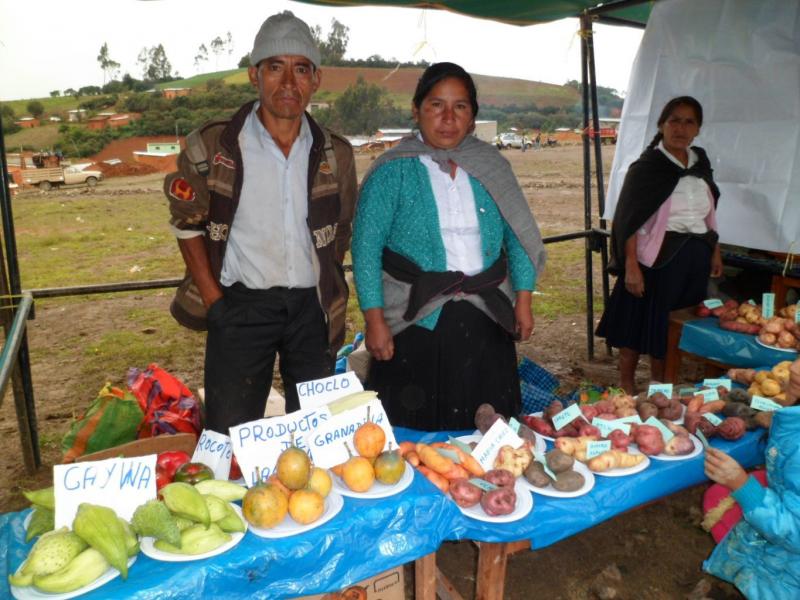 REALIZARON EXITOSA FERIA AGRÍCOLA EN ECHARATI