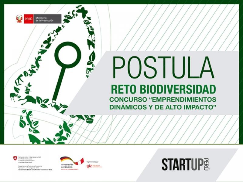 ‘RETO BIODIVERSIDAD’ OTORGARÁ FONDOS HASTA POR S/ 150 MIL A PROYECTOS INNOVADORES