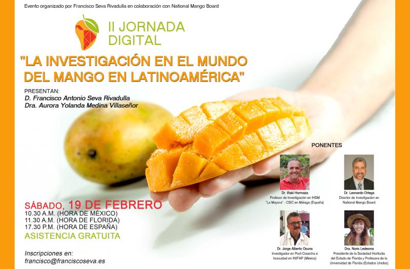 Se pone en marcha la II Jornada Digital: “La Investigación en el Mundo del Mango en Latinoamérica”