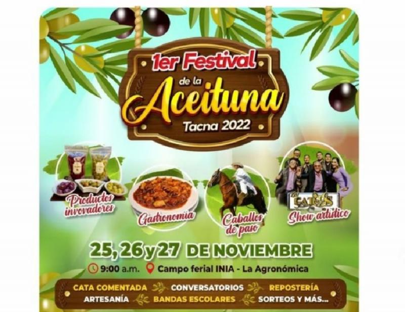 Se viene el Festival de la Aceituna de Tacna
