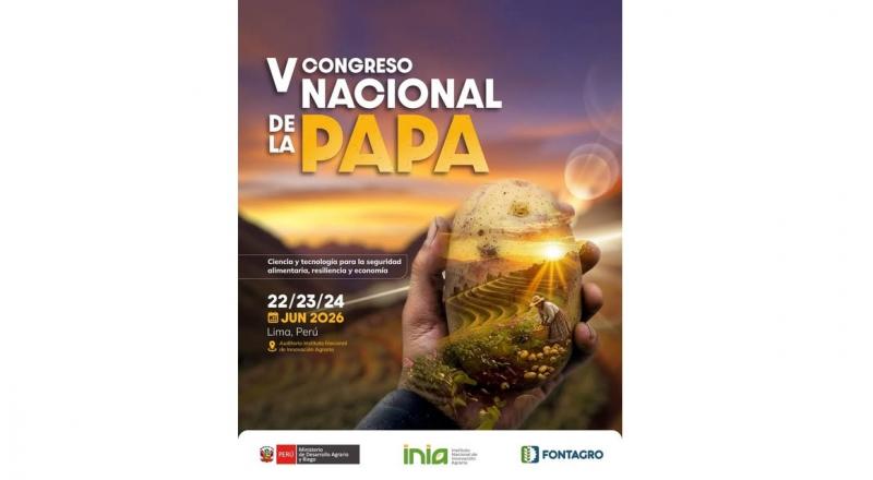 Se viene el V Congreso Nacional de la Papa