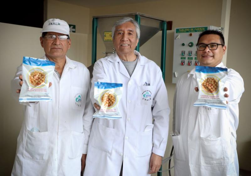 Snack a base de proteína de pota y granos andinos busca reducir la desnutrición de escolares