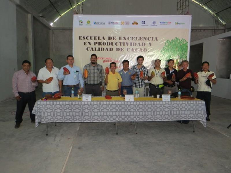 Ucayali: inauguran escuela de excelencia en productividad y calidad del cacao en Neshuya