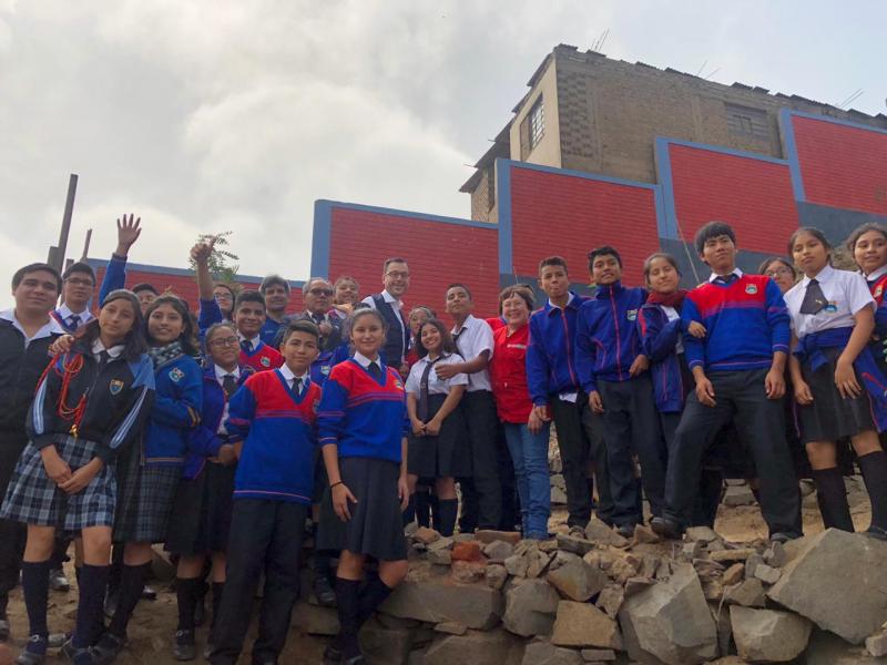 Unión Europea y escolares líderes de Lima Metropolitana realizan actividades para la preservación del ambiente