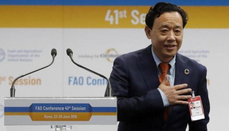 Viceministro de Agricultura chino, Qu Dongyu es el nuevo director general de la FAO