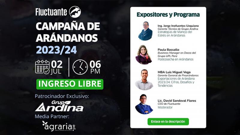 Webinar: Campaña de Arándanos 2023/24