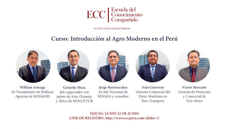 William Arteaga asesora a agroexportadores y empresarios en el Primer Curso de Agro Moderno de ECC
