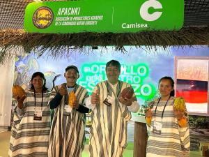 14 emprendimientos reconocidos con la marca Aliado por la Conservación del Sernanp se hicieron presentes en el Salón del Cacao y Chocolate 2023