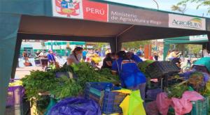 16.270 pequeños productores participaron en la primera etapa de mercados “De la Chacra a la Olla” logrando ventas por S/ 9.186.225