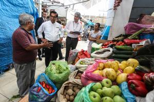 5.700 toneladas de alimentos ingresaron a mercados mayoristas ayer