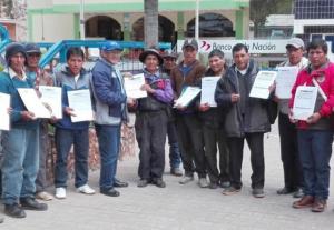 ANA entrega licencias de uso de agua a 2.315 agricultores de Huancavelica