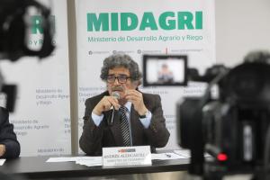 Andrés Alencastre: FertiAbono beneficiará a 370 mil agricultores