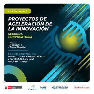 Concytec financiará iniciativas de empresas con productos y servicios innovadores