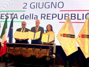 Ejecutivo firma convenio con Italia para impulsar crecimiento de las PIPYME de los sectores agroalimentario, textil y confecciones