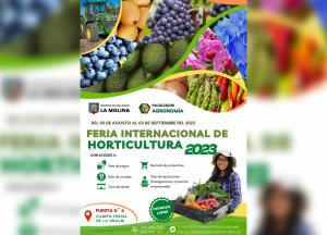 Facultad de Agronomía de la UNALM realizará la Feria Internacional de Horticultura 2023