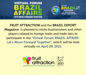 Fruit Attraction impulsa el foro que analiza las relaciones comerciales hispano-brasileñas