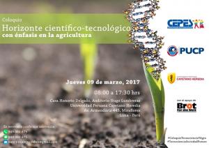 Hoy se realiza coloquio “Horizonte científico tecnológico, con énfasis en la agricultura”