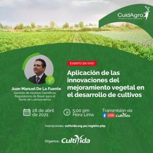 La edición genómica en el mejoramiento de los cultivos será tratada en webinar organizado por CultiVida