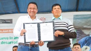 Midagri otorga recursos por más de S/ 1.2 millones para elaboración de expediente técnico de sistema de riego en Junín