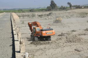Minagri inició trabajos de encauzamiento en río Chicama