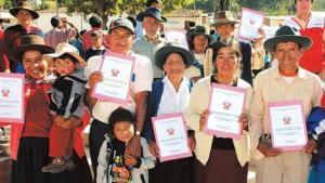 Minagri presentará mañana proyectos que ejecuta sobre titulación de tierras e información agraria