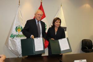 Ministerio del Ambiente y Agrobanco suman esfuerzos para fortalecer compromiso climático del Perú