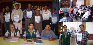 MOQUEGUA: ANA ENTREGÓ CERTIFICADOS NOMINATIVOS A 161 AGRICULTORES