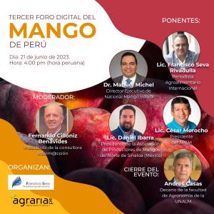 Oportunidades comerciales serán el foco del III Foro Digital del Mango de Perú