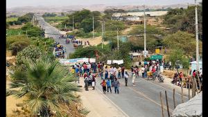 Piura: comitiva visita San Lorenzo para buscar salida a paro agrario