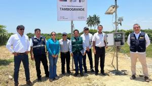 Piura: Senamhi instala estación meteorológica automática en Tambogrande
