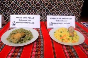 PMA felicita a Perú por incorporar arroz fortificado en lucha contra la anemia