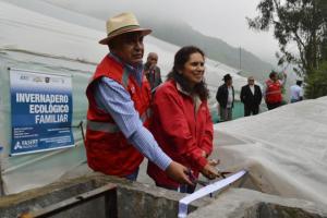 Presentan biodigestor e invernadero que  usan  energía renovable en Matucana