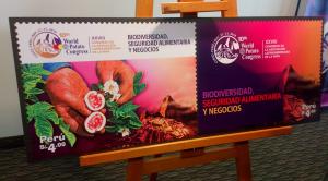 Presentan estampilla alusiva a Congreso Mundial de la Papa que se realizará en Cusco