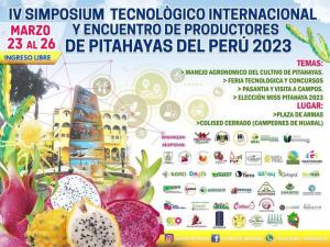 Se viene el IV Simposio Internacional y Encuentro de Productores de Pitahaya del Perú