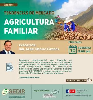 SEDIR promueve los mercados para la agricultura familiar