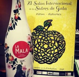 Sidra elaborada con manzanas de Mala  fue galardonada en Salón Internacional de España
