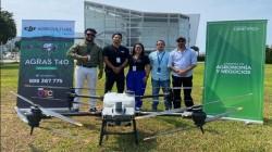 El dron Agras T40, el más avanzado para el sector agrario, llega a la Universidad Científica del Sur como parte de convenio con DJI Agriculture