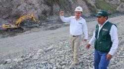 Limpieza y descolmatación del malecón Lurín registra 70 % de avance