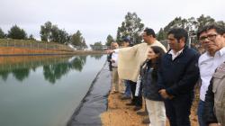 Midagri inauguró tres obras de riego tecnificado en Cajamarca 