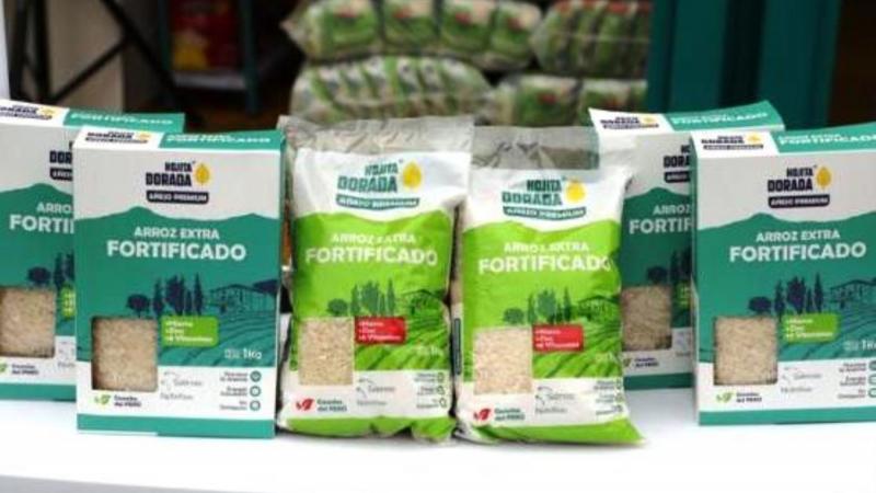 Arroz para prevenir la anemia ya se vende en mercado mayorista de Santa Anita