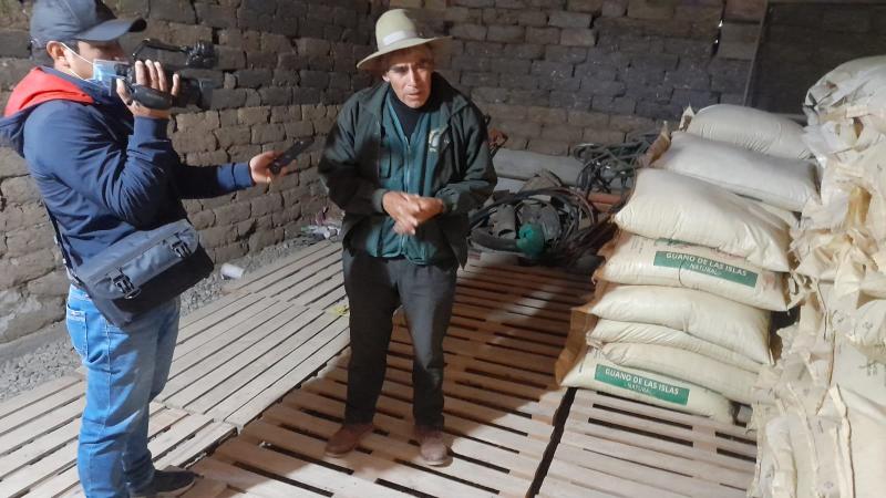 Culmina entrega y comercialización de primer lote de 60 toneladas de guano de las islas en La Libertad