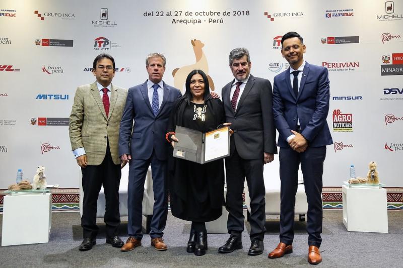 En Arequipa  se transforma el 90% de la producción mundial de la fibra de alpaca