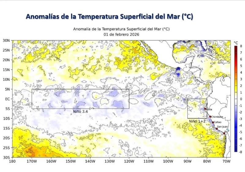 Fenómeno El Niño se presentaría como un evento débil desde marzo