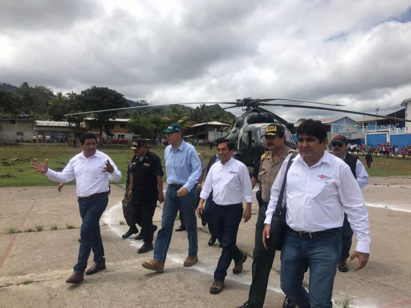 Gobierno inició obras de proyecto de irrigación Amojao para convertir a la selva en potencia agroexportadora