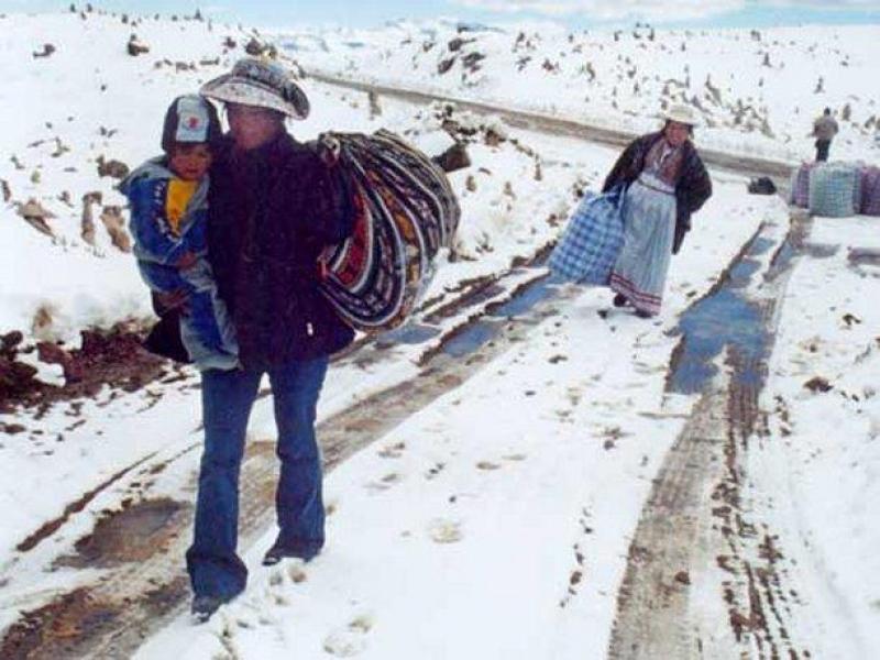 HELADAS AFECTARÍAN A SIETE REGIONES DEL PAÍS