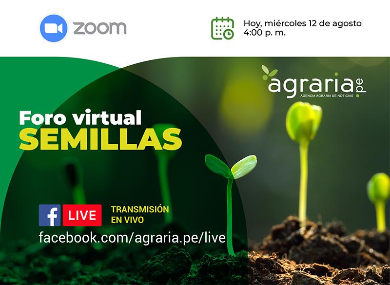 Hoy se realiza el Foro Virtual de Semillas