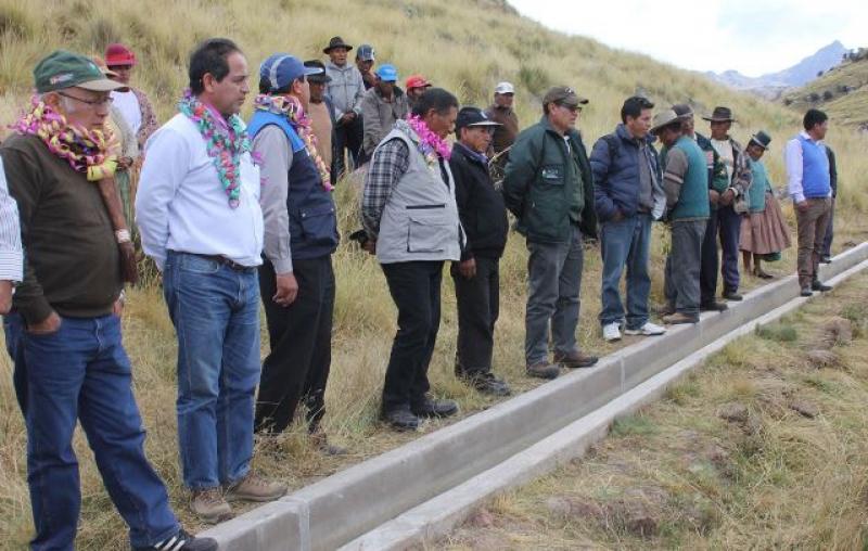 INICIAN OBRAS DE RIEGO PARA AMPLIAR FRONTERA AGRÍCOLA EN PUNO