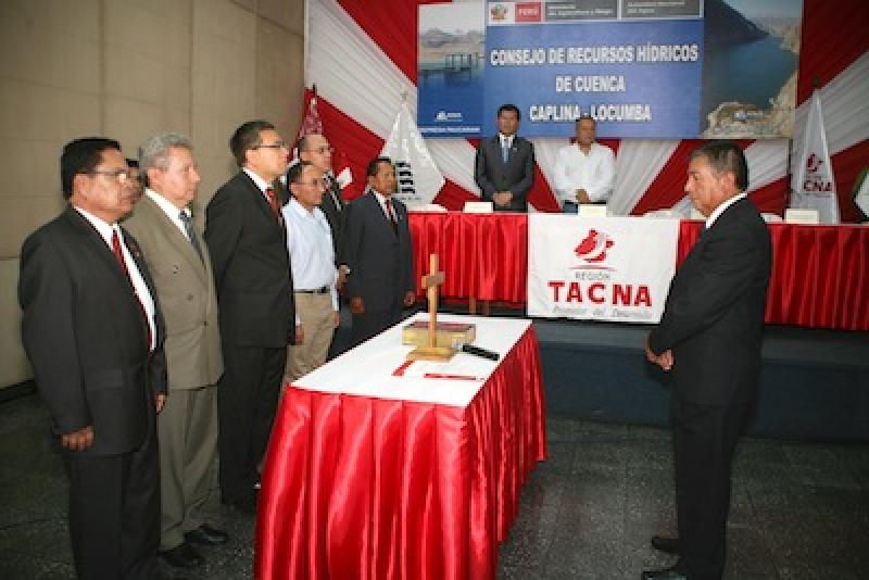 INSTALAN CONSEJO DE RECURSOS HÍDRICOS DE LA CUENCA CAPLINA EN TACNA